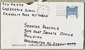 Anthrax Envelope to Daschle