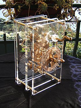 Antikythera model front panel Mogi Vicentini 2007