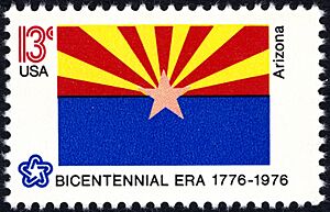Arizona Bicentennial 13c 1976 issue