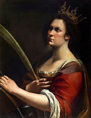 Artemisia Gentileschi - St Catherine of Alexandria - WGA8560