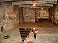 Aushwitz I gas chamber memorial