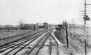 Baltimore and Ohio Railroad in Alida, 1920