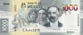 Banco de México G $1000 obverse