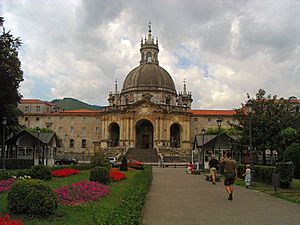 Basilica of St. Ignatius in Loyola (contrasted)