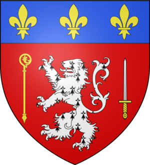 Blason ville fr Saint-Denis-lès-Bourg (Ain)