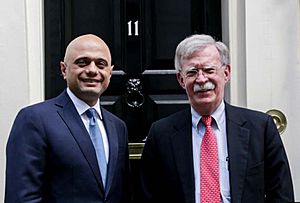 Bolton meets with new Chancellor Javid