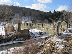 Bridge over the West Branch North River, Adamsville MA