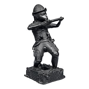 Bronze Figure of Portuguese Soldier