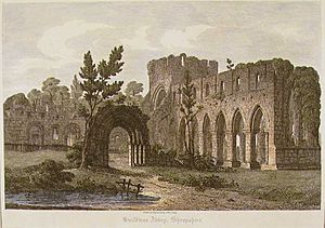 Buildwas Abbey 1825