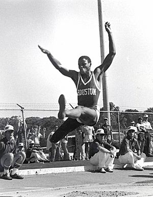 Carl Lewis as a University of Houston athlete