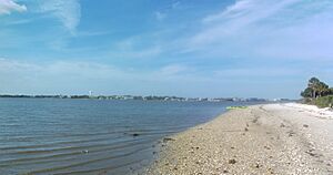 Cedar Key FL from Atsena Otie pano01