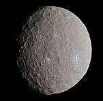 Dawn image of the dwarf planet Ceres