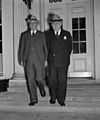 Charles Merriam and Louis Brownlow - White House - 1938-09-23