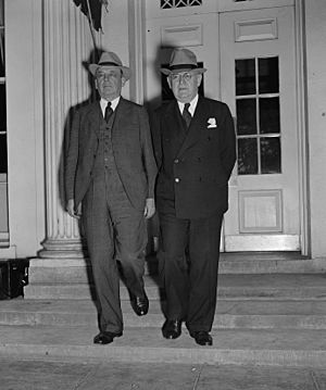Charles Merriam and Louis Brownlow - White House - 1938-09-23