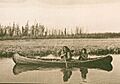 Chipewyan-in-a-canoe