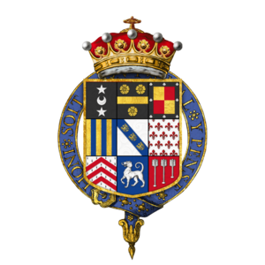 Coat of arms of Henry Jermyn, 1st Earl of St Albans, KG