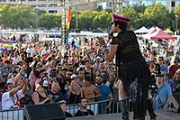 Crystal Waters on The Alaska Airlines Stage - August 19, 2013