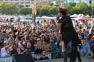 Crystal Waters on The Alaska Airlines Stage - August 19, 2013