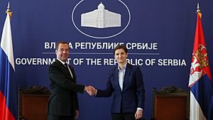 Dmitry Medvedev and Ana Brnabić (2019-1019)