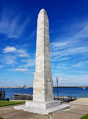 Donald McKay obelisk - Castle Island, Boston, Massachusetts - 20171028 134902