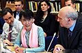 Dr Robin Niblett, Daw Aung San Suu Kyi and Dr Vincent Cable MP (7420278560)