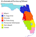 Ecclesiastical Province of Miami map