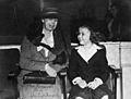 Eleanor Roosevelt and Shirley Temple - NARA - 195615