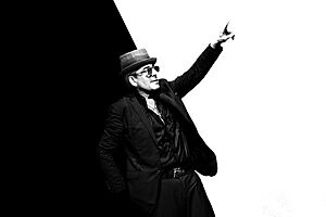 Elvis Costello performing in Dublin, Ireland 2024