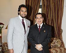 Eng. Khalid Al - Khuwaildi with the late President Zine El Abidine Ben Ali