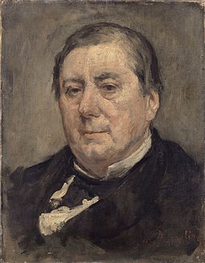 Portrait of Eugène Marin labiche by Marcellin Desboutin