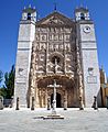 Fachada de la iglesia conventual de San Pablo (Valladolid)