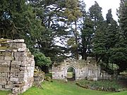 Fragments of cloisters, Wroxall Abbey - geograph.org.uk - 1775904