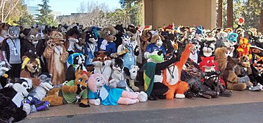 Further Confusion 2007 fursuit post-parade photoshoot