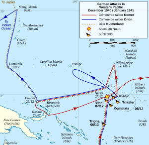 German WWII on West Pacific Ocean map-en