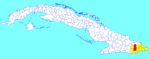 Guantánamo (Cuban municipal map)