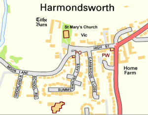 Harmondsworth OS OpenData map