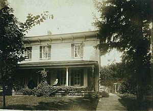 Home of Andrews Family in Evansville Wisconsin Circa 1890(Websize-84k)