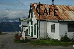Hope, a former gold-mining town, is now a popular weekend retreat for Anchorage residents.