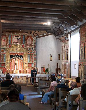 Inside El Santuario de Chimayo