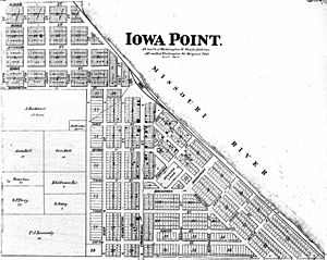 A plat of Iowa Point