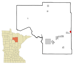 Location of the city of Keewatinwithin Itasca County, Minnesota