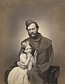 John Mayall, Sergeant Dawson and his Daughter, 1855