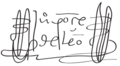 Juan Ponce de León Signature