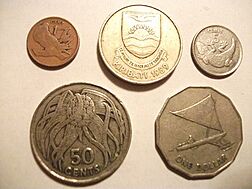 Coins of the Kiribati dollar.