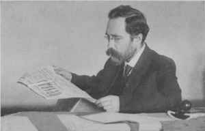 Lev Kamenev reads Pravda