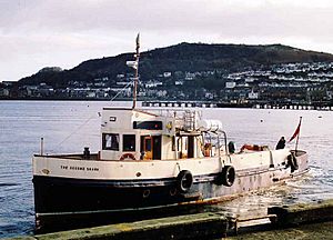 The Second Snark serves on the ferry service from Gourock pierhead.