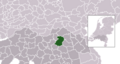 Map - NL - Municipality code 1721 (2009)