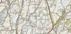 Map of Stainton in the 20th Century