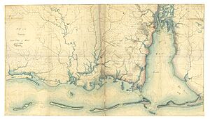 Map of the Country South and West of Mobile - NARA - 70652875
