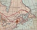 Map of the Eastern British Provinces in North America at the time of Confederation 1867